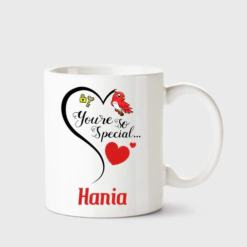 Customized Gift Mug for His/ Her â You're So Special with Name