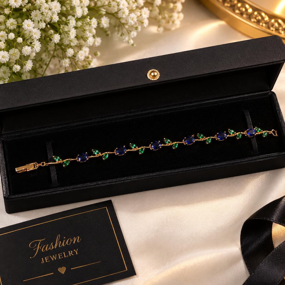 24 Carat Gold Bracelet Beauty Elegance & Premium Look