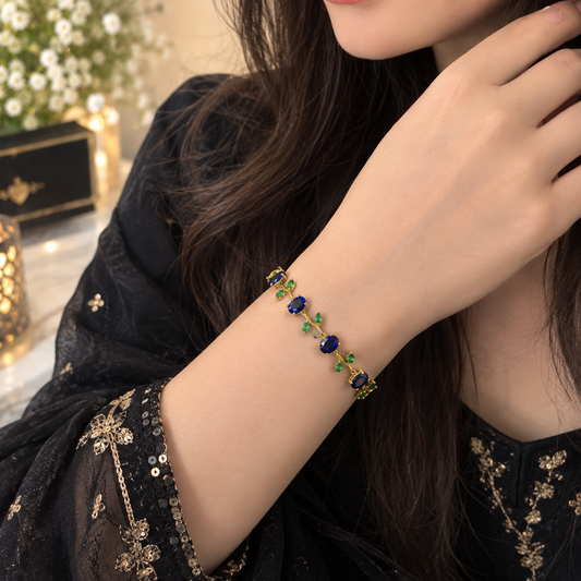 24 Carat Gold Bracelet Beauty Elegance & Premium Look